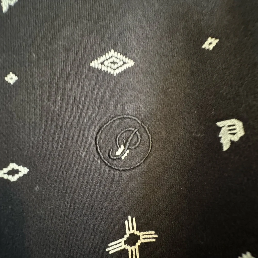 Primitive Black Sweatshirt with White Embroidered Motifs
